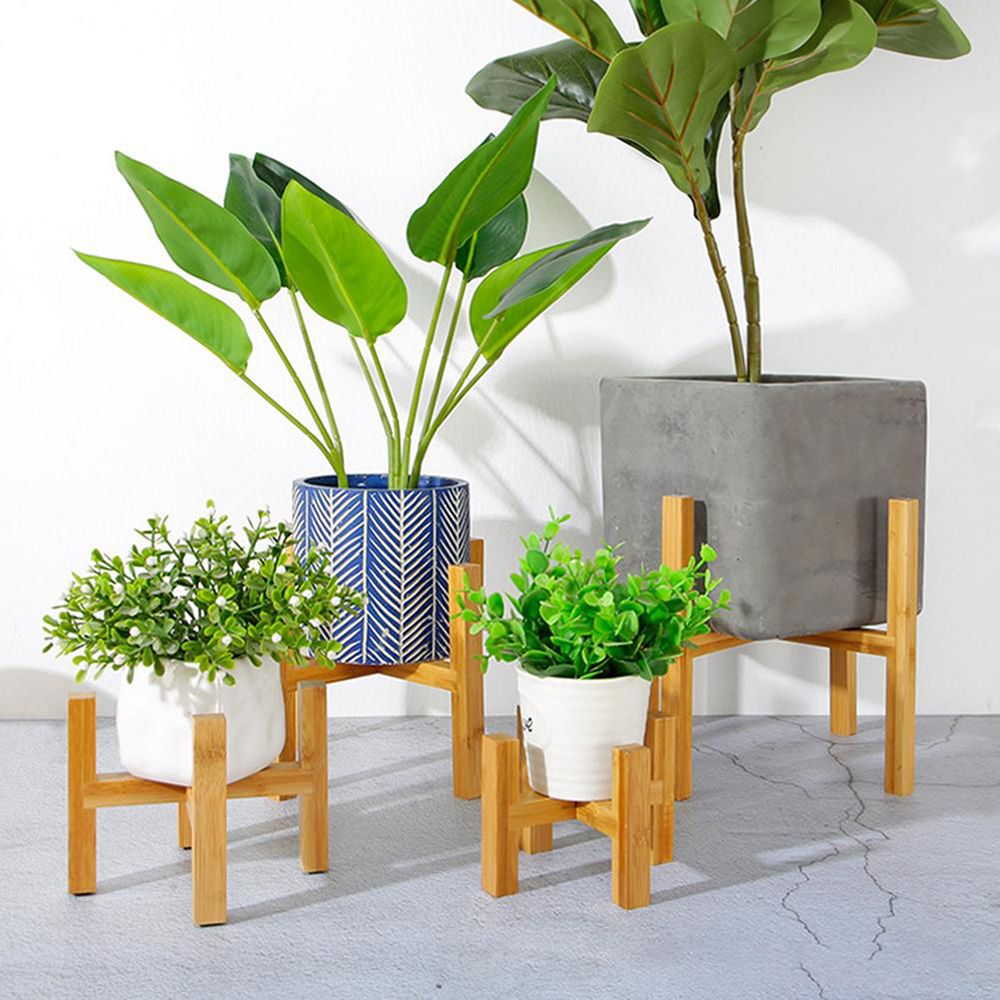 Bonsai Garden Display Stands - Bambou intérieur extérieur décoration de la