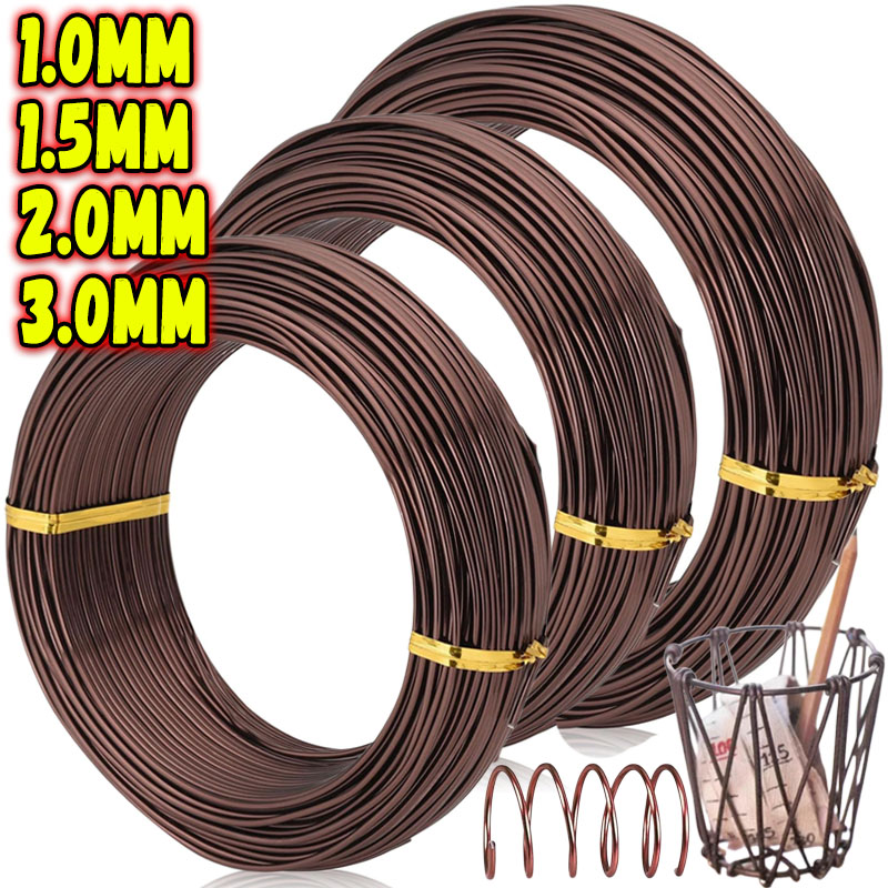 Bonsai Wire Aluminum - Fil d'aluminium, fil artisanal pliable pour