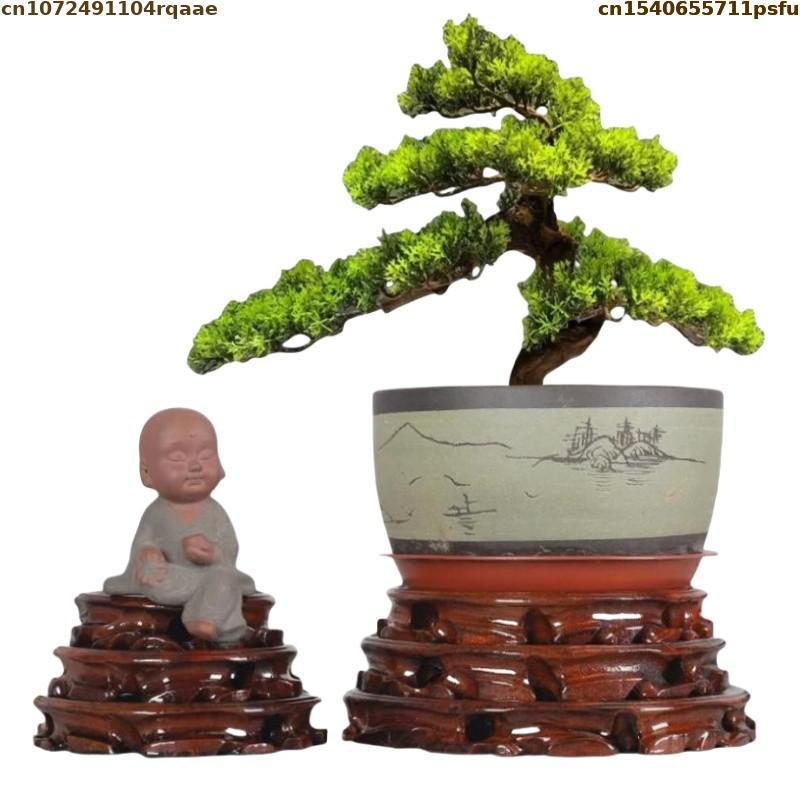 Bonsai Garden Display Stands - Vase de Base de Fleur Debout