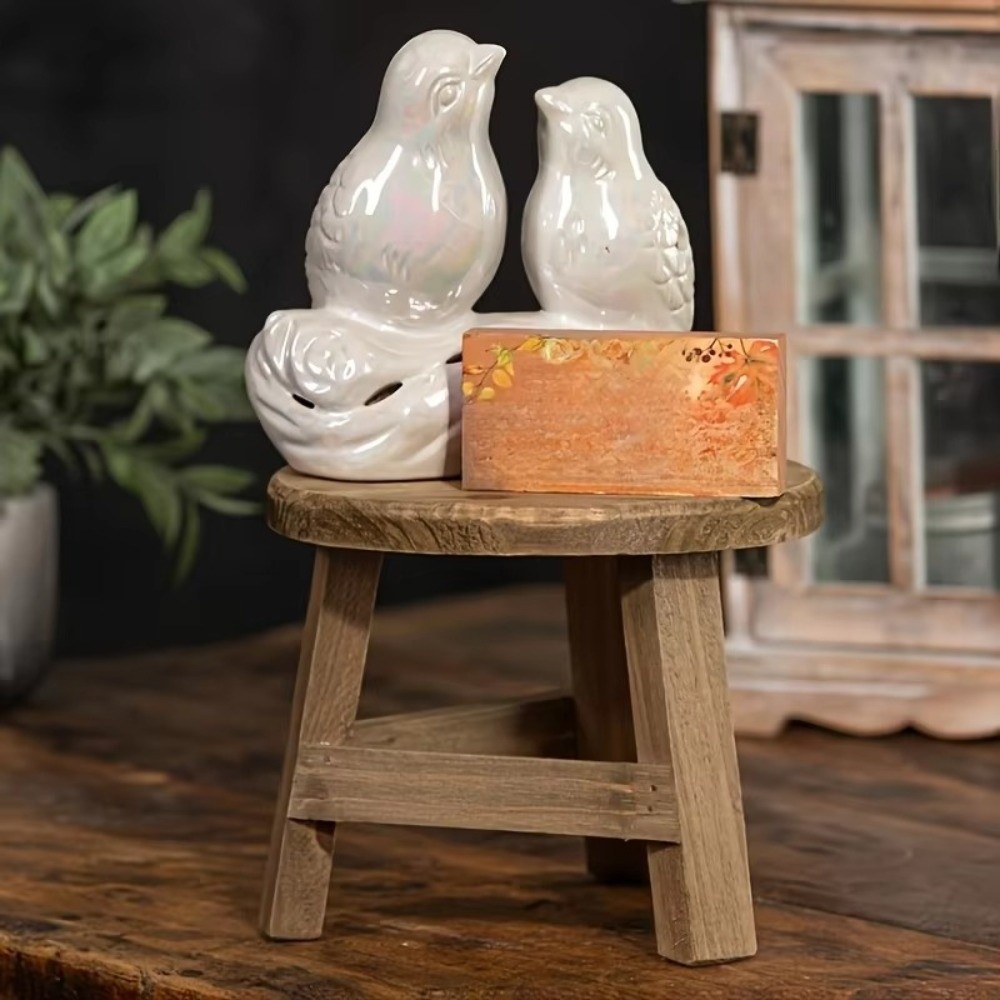 Mini tabouret en bois présento - Bonsai Garden Display Stands avis et prix