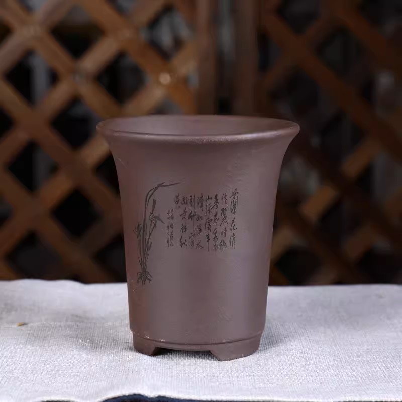 Pot à bonsaï en céramique rond - Bonsai Garden Desk avis et prix