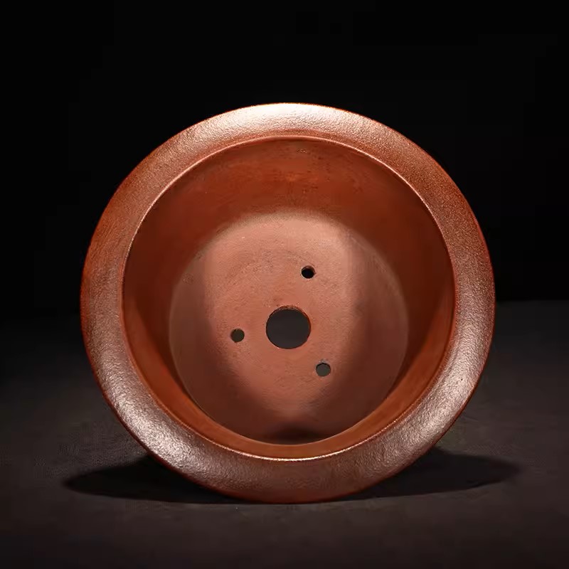 Pot à bonsaï rond en sable vio - Bonsai Garden Desk avis et prix