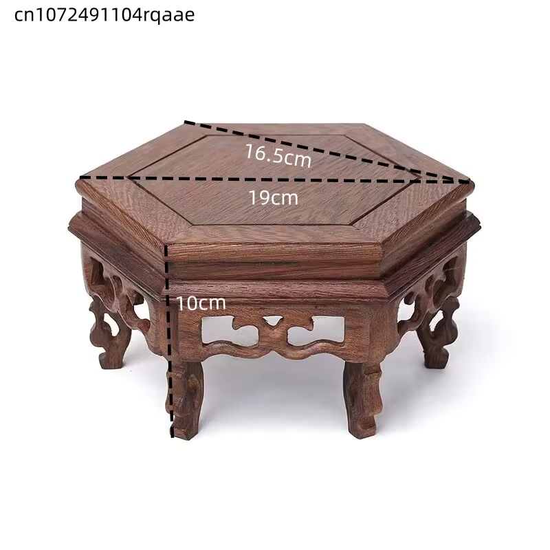Support hexagonal en bois pour - Bonsai Garden Display Stands avis et prix